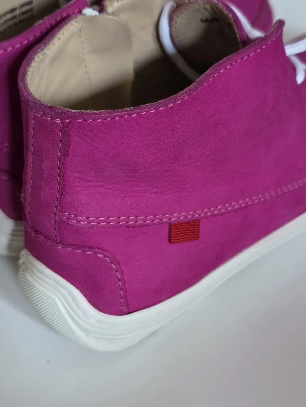 Marc Joseph NY Fuchsia Suede Moccasin Booties Girls Size 3 Youth NEW
